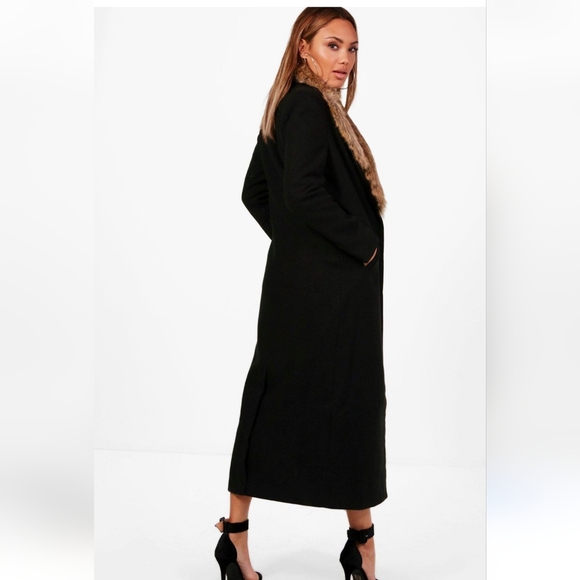 GIVENCHY unlabeled Neiman Marcus Mongolian cashmere fur collar raccoon vintage - Picture 10 of 17